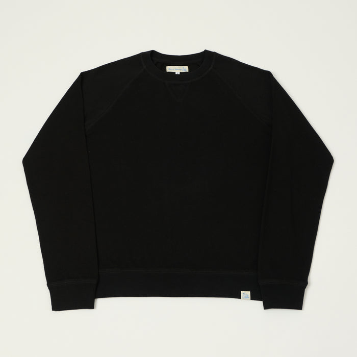 Merz b. Schwanen Organic Cotton Sweatshirt - Deep Black