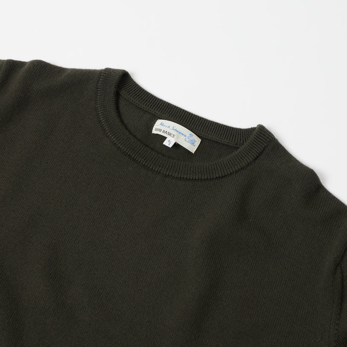 Merz b. Schwanen Oversized Merino Pullover - Army