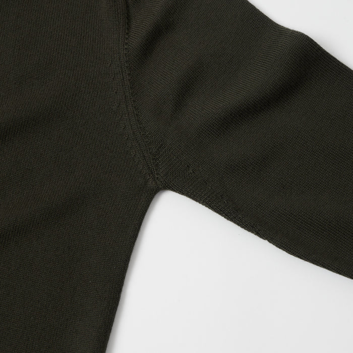 Merz b. Schwanen Oversized Merino Pullover - Army
