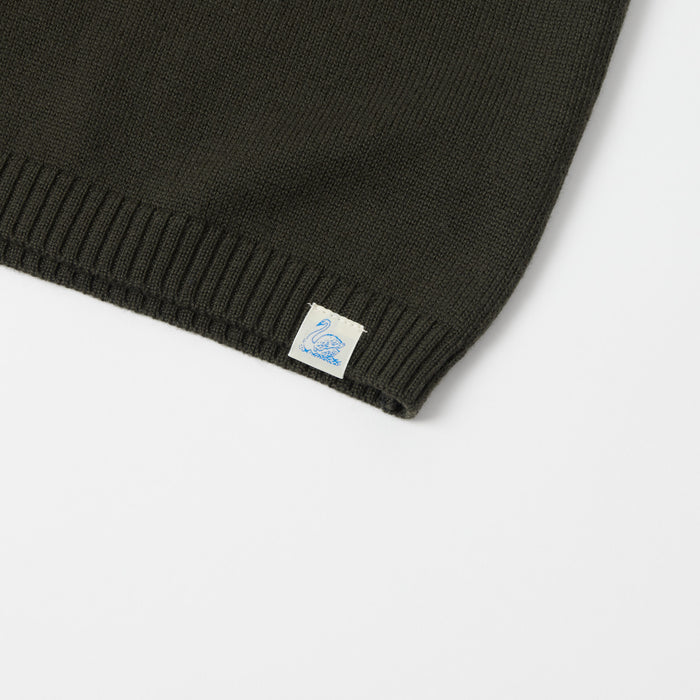 Merz b. Schwanen Oversized Merino Pullover - Army