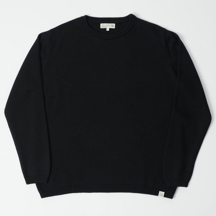 Merz b. Schwanen Oversized Merino Pullover - Deep Black