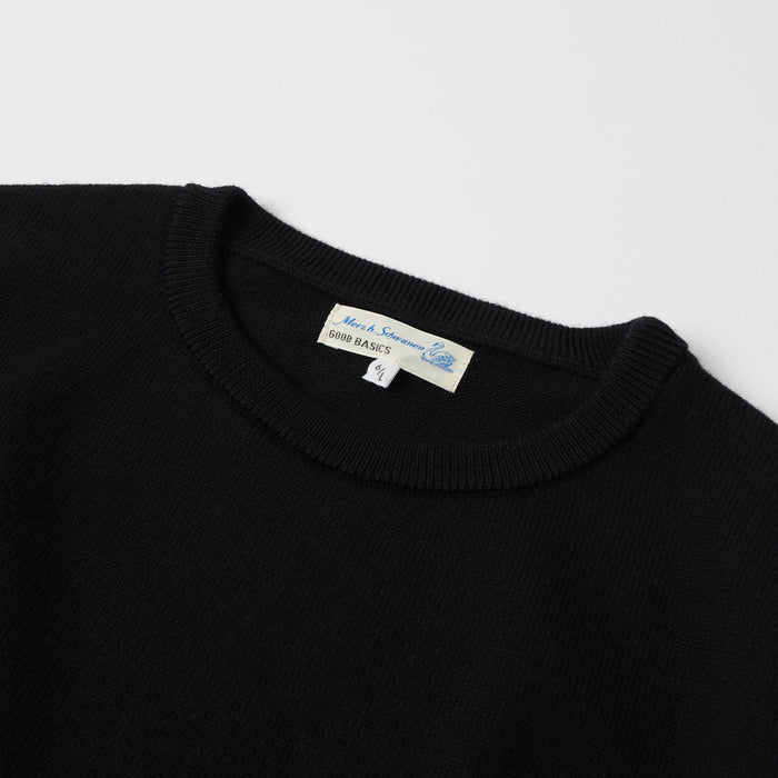 Merz b. Schwanen Oversized Merino Pullover - Deep Black