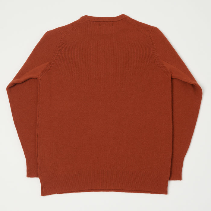 Merz b. Schwanen Ribbed Merino Wool Pullover - Clay