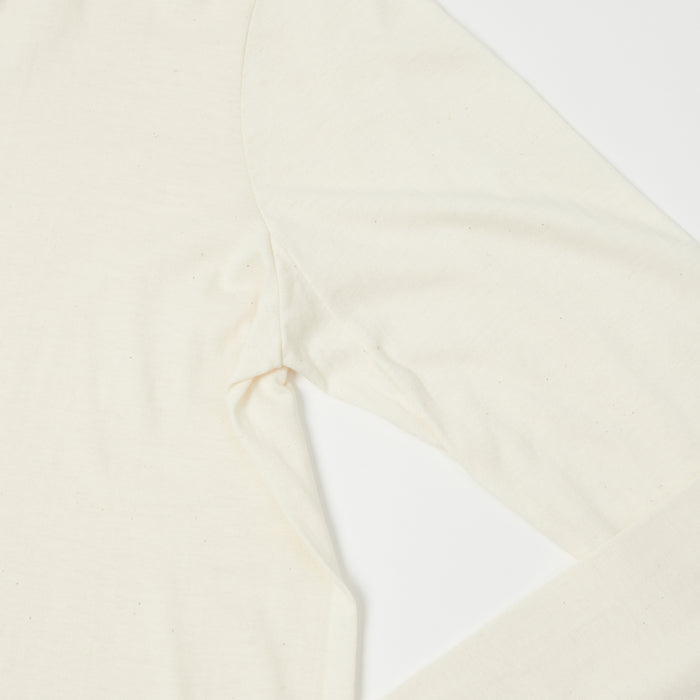 Merz b. Schwanen 'The Originals' 102 Lightweight Long Sleeve Henley - Nature