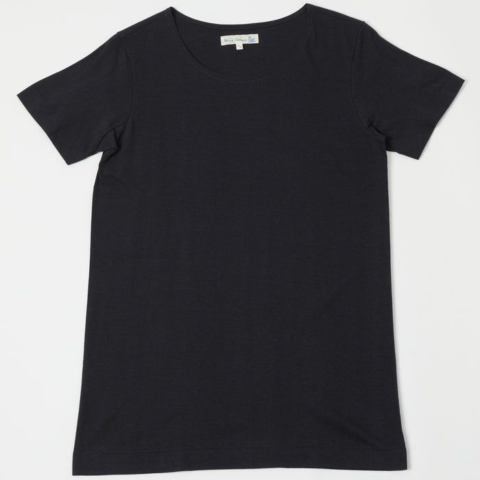 Merz b. Schwanen 'The Originals' 114 Lightweight 1920s T-Shirt  - Charcoal