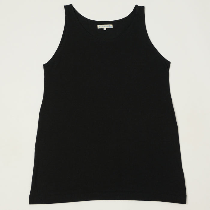 Merz b. Schwanen 'The Originals' 136 Lightweight Tank Top - Deep Black