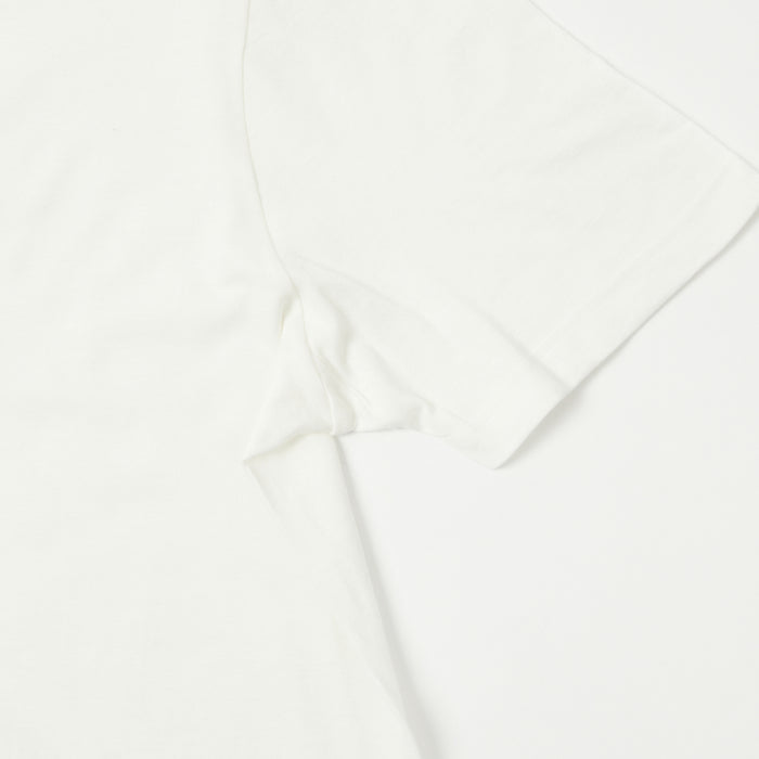 Merz b. Schwanen 'The Originals' 1940s Relaxed Lightweight T-Shirt - White