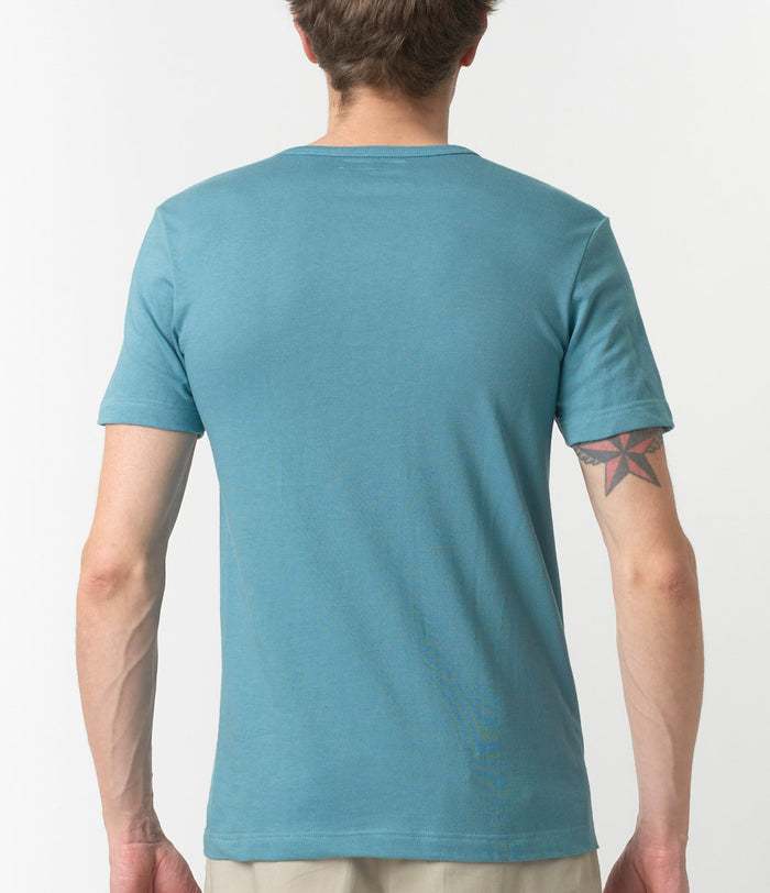 Merz b. Schwanen 'The Originals' 1950s Classic Lightweight T-Shirt - Aqua