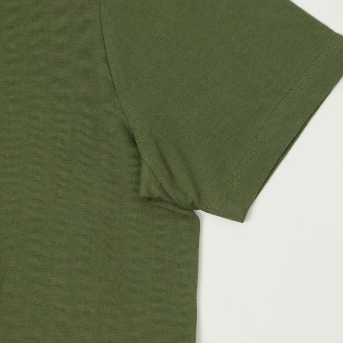 Merz b. Schwanen 'The Originals' 1950s Classic Lightweight T-Shirt - Army