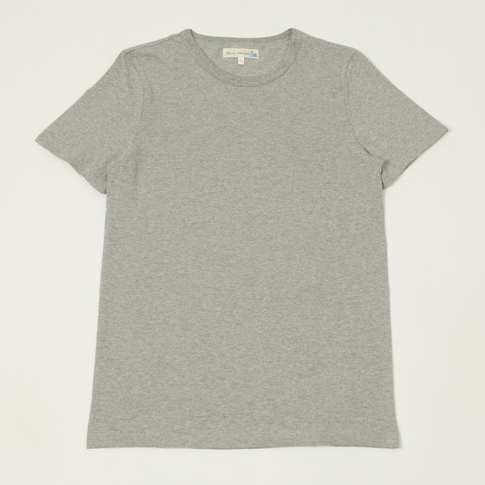 Merz b. Schwanen 'The Originals' 1950s Classic Lightweight T-Shirt - Grey Melange