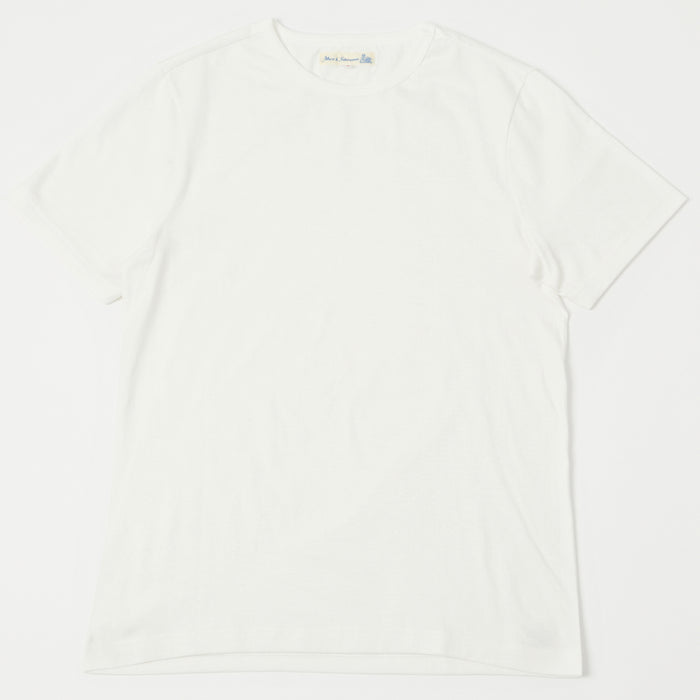 Merz b. Schwanen 'The Originals' 1950s Classic Lightweight T-Shirt - White