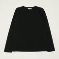 Merz b. Schwanen 'The Originals' 1950sLS Lightweight Long Sleeve T-Shirt - Deep Black