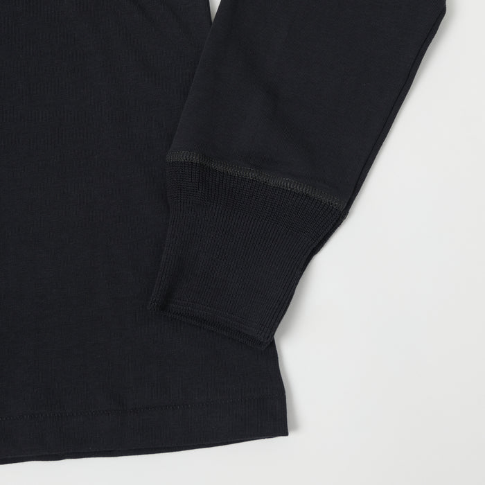 Merz b. Schwanen 'The Originals' 206 Long Sleeve Henley - Charcoal
