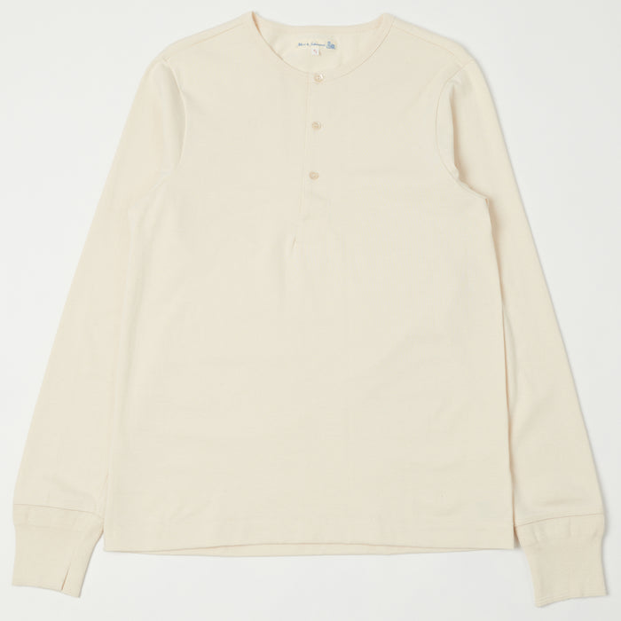 Merz b. Schwanen 'The Originals' 206 Long Sleeve Henley - Nature