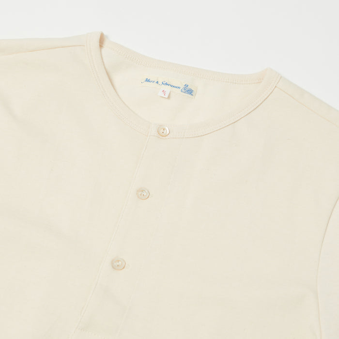 Merz b. Schwanen 'The Originals' 206 Long Sleeve Henley - Nature