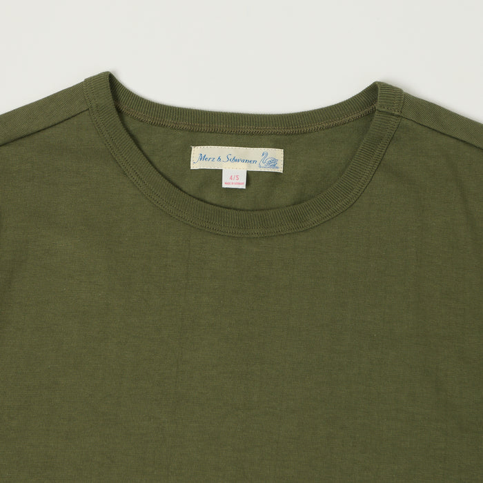 Merz b. Schwanen 'The Originals' 215 Classic T-Shirt - Army