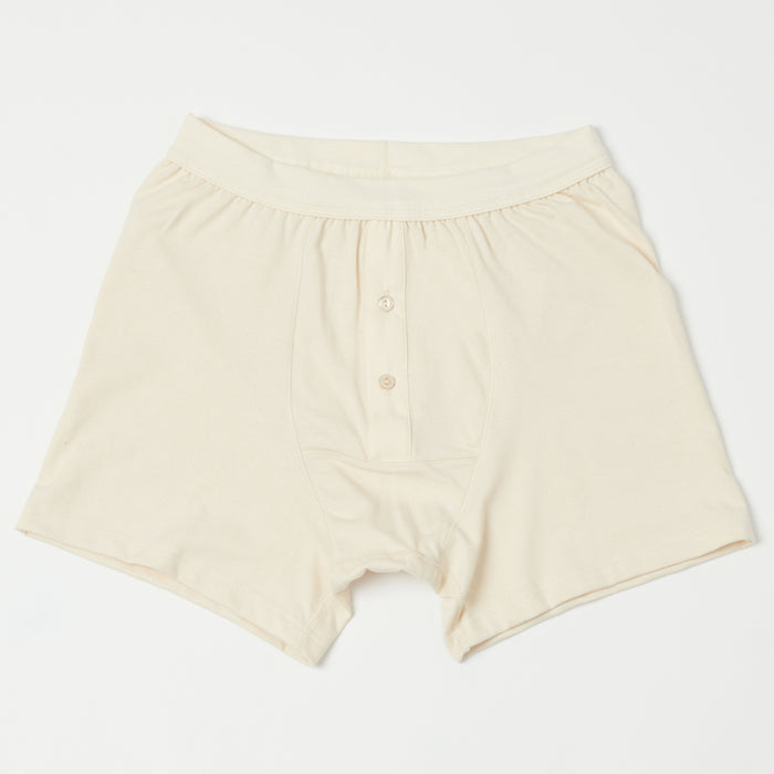 Merz b. Schwanen 'The Originals' 255 Button Fly Boxer Brief - Nature