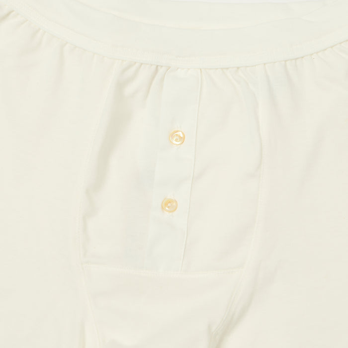 Merz b. Schwanen 'The Originals' 255 Button Fly Boxer Brief - White