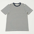 Merz b. Schwanen 'The Originals' 2M14 Striped Relaxed T-Shirt - Ink/Nature
