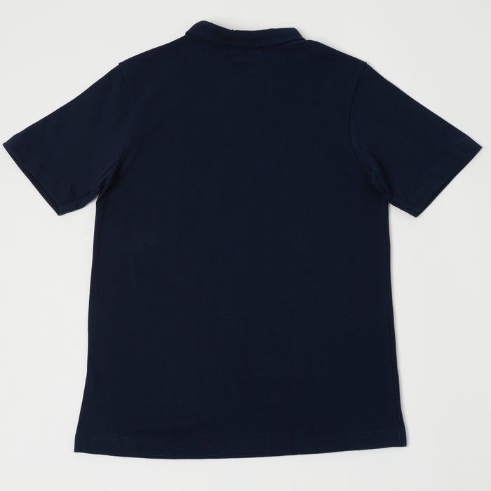 Merz b. Schwanen 'The Originals' 2PKPL Pocket Polo Shirt - Ink Blue