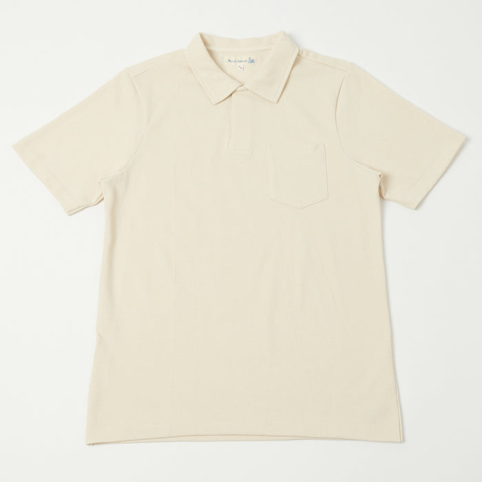 Merz b. Schwanen 'The Originals' 2PKPL Pocket Polo Shirt - Nature
