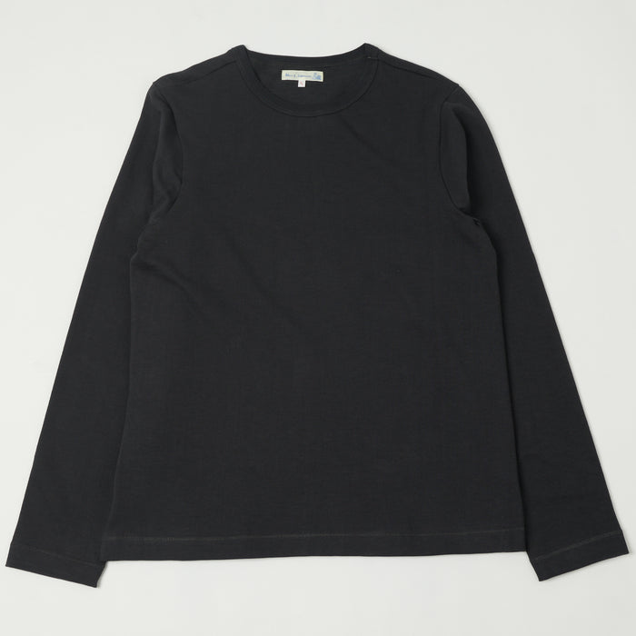 Merz b. Schwanen 'The Originals' 2S18 Heavyweight Long Sleeve T-Shirt - Charcoal