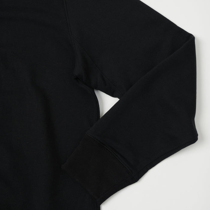 Merz b. Schwanen 'The Originals' 343Z Half Zip Sweatshirt - Deep Black