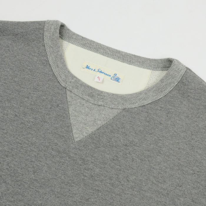 Merz b. Schwanen 'The Originals' 346 Classic Sweatshirt - Anthra Melange