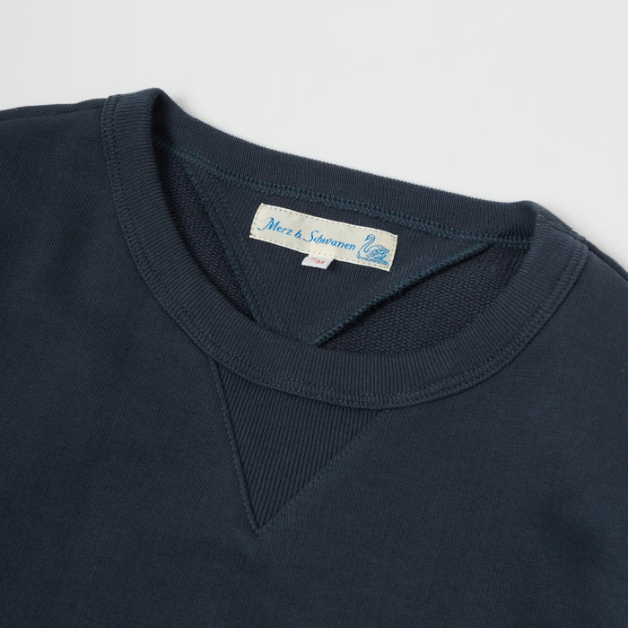 Merz b. Schwanen 'The Originals' 346 Classic Sweatshirt - Navy