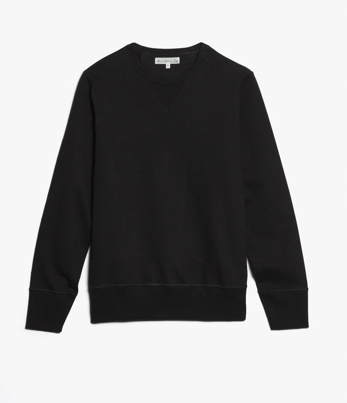 Merz b. Schwanen 'The Originals' 3S48 Heavyweight Sweatshirt - Deep Black