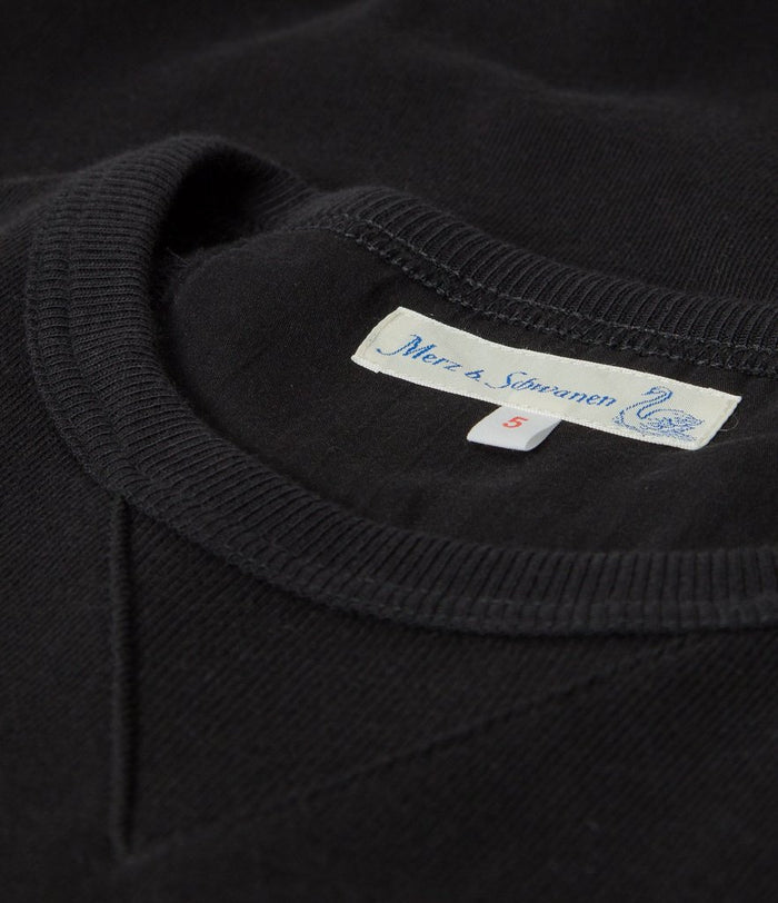 Merz b. Schwanen 'The Originals' 3S48 Heavyweight Sweatshirt - Deep Black
