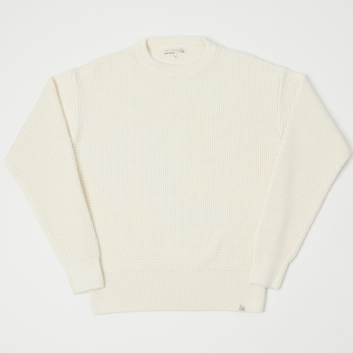 Merz b. Schwanen Waffle Knit Pullover - Nature