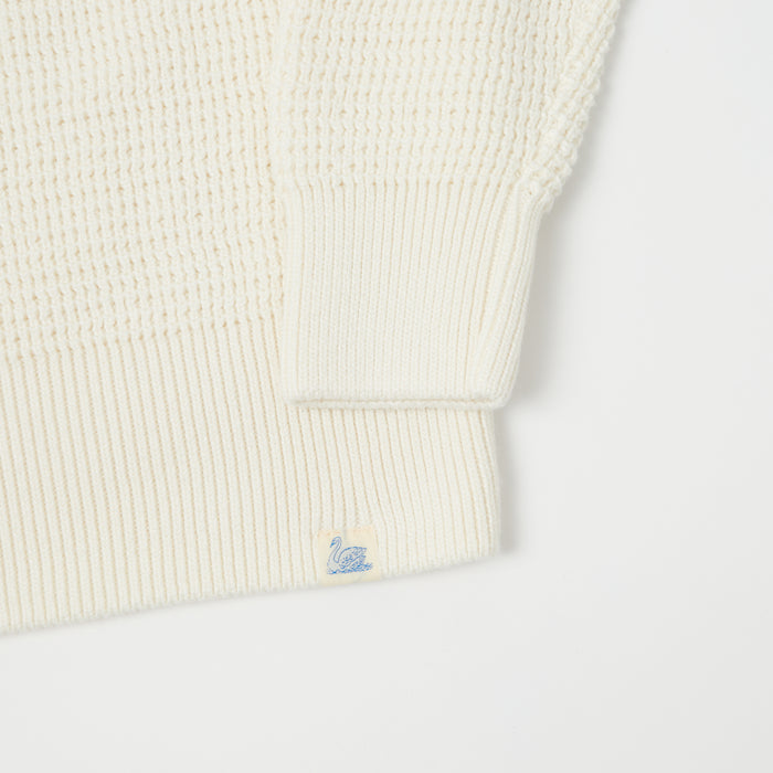 Merz b. Schwanen Waffle Knit Pullover - Nature