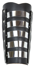 Metal Strap Leather Gauntlet