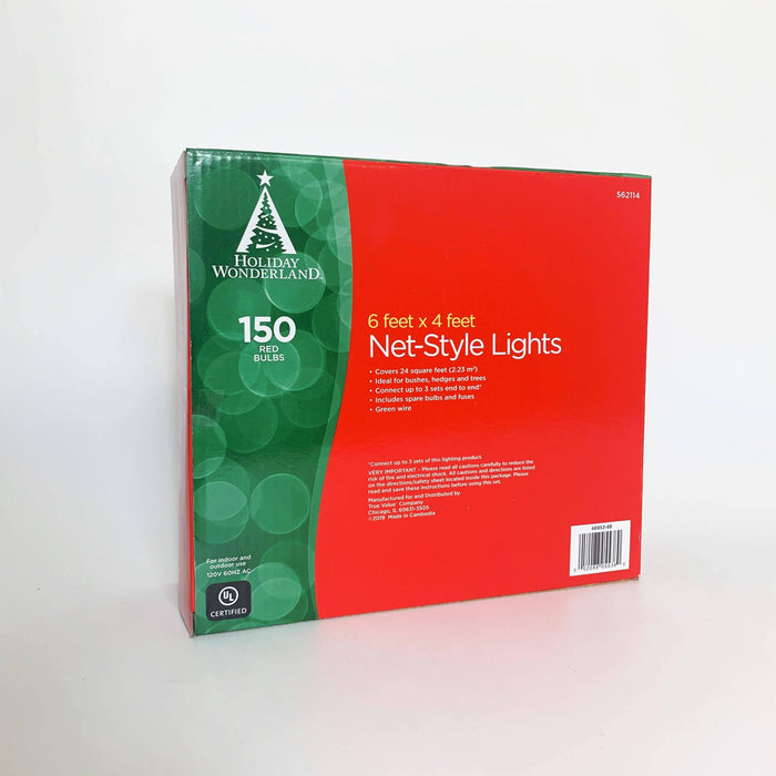 Net-Style 150 ct. Shrub Lights Red - Hicks Nurseries