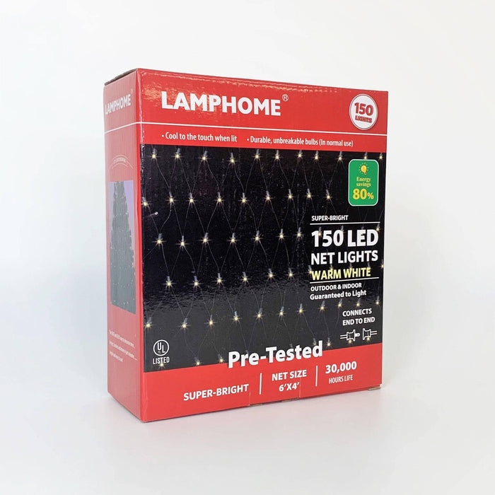 Net-Style LED 150 ct. Mini Lights Warm White - Hicks Nurseries