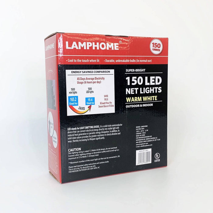 Net-Style LED 150 ct. Mini Lights Warm White - Hicks Nurseries