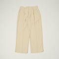 NN07 'Kay' Relaxed Linen Blend Pleated Trouser - Ivory
