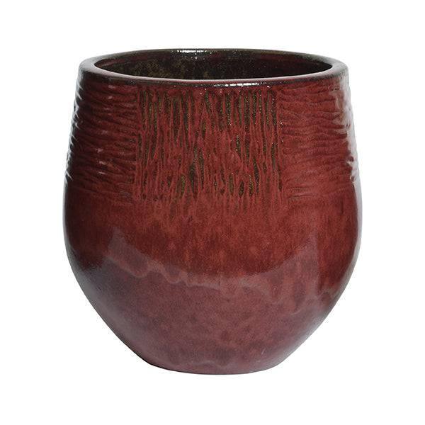Noah Planter - Red - 10-inch - Hicks Nurseries