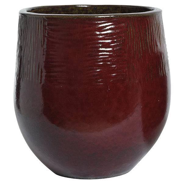 Noah Planter - Red - 14-inch - Hicks Nurseries