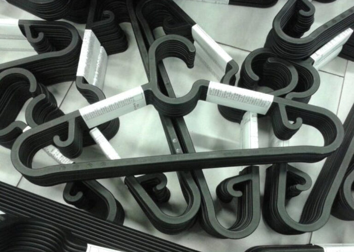 home hangers Plastic close-up detail