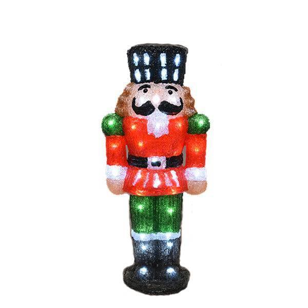 Nutcracker - LED Outdoor Decor - 24" - Hicks Nurseries