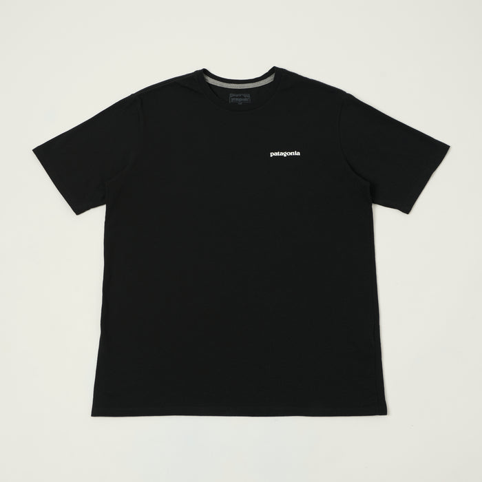 Patagonia P-6 Logo T-Shirt - Black