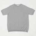 Peregrine Knitted Wool T-Shirt - Light Grey