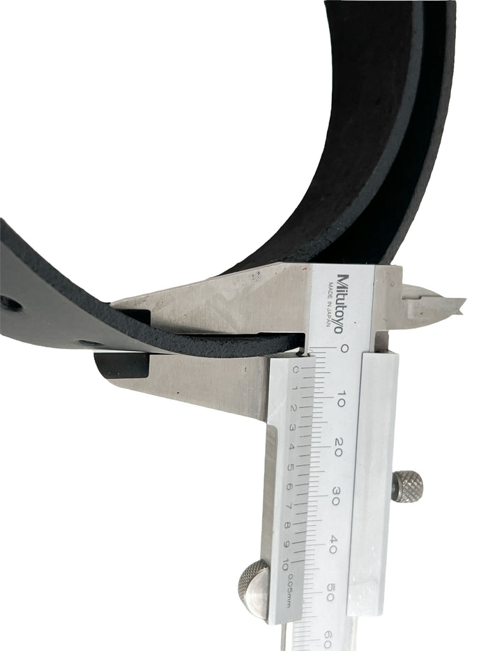 Plain Black 1 1/2" Wide Belt Genuine Leather