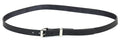 Plain Black 3/4" Wide Belt Genuine Leather