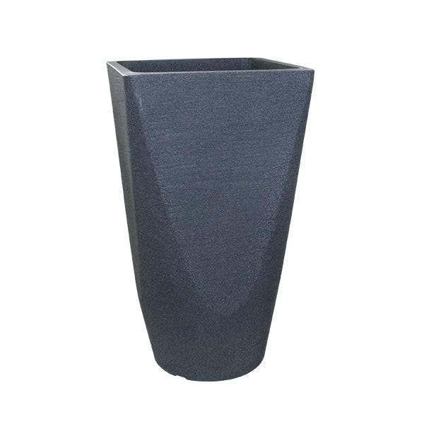 Planter - Euro Fusion - Black - 14"x26" - Hicks Nurseries