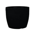 Planter - Euro Round - Black - 13-inch - Hicks Nurseries