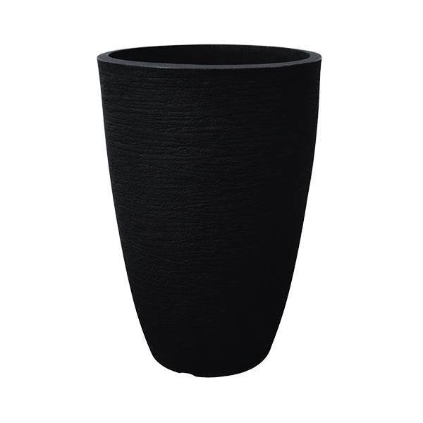 Planter - Conical - Black - 15-inch - Hicks Nurseries