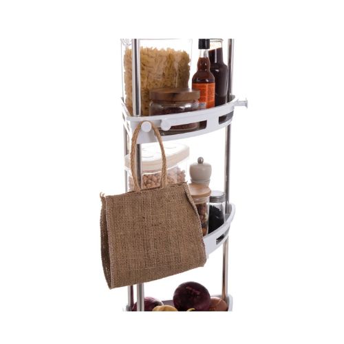 Primanova corner shelf Stainless steel dimensions specs
